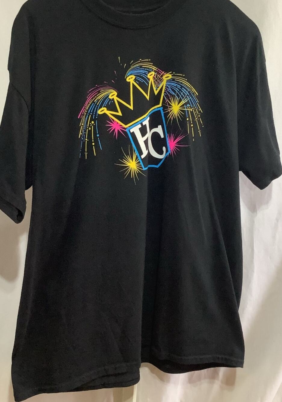 Gildan DryBlend Shirt Mens XL Black Havencroft Elementary Graphic Tee